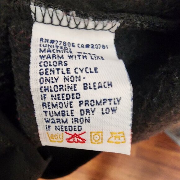 Hilfiger Athletics Men’s XL Black Long Sleeve Black 1/4 Zip Fleece Pullover - Picture 10 of 11